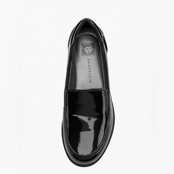 Anne Klein Women’s Size 7M Black Patent Leather Slip-On Loafers - Picture 3 of 6